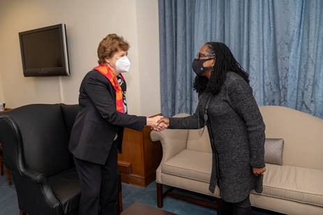 Shaheen Meets with Supreme Court Nominee Judge Ketanji Brown Jackson